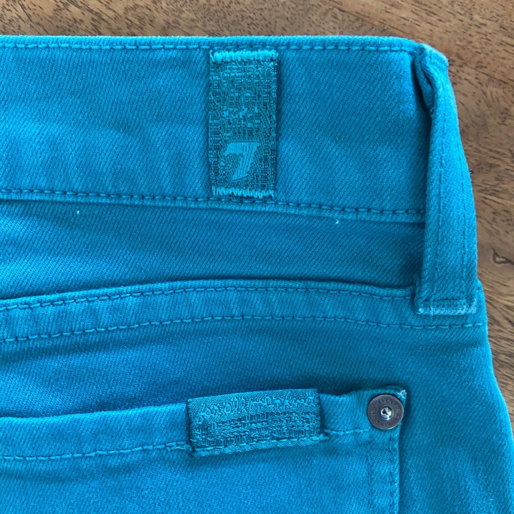 Teal Denim Jeans